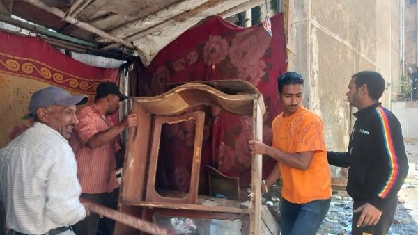 حملات مكثفة لرفع الإشغالات وإعادة الانضباط لشوارع بورسعيد